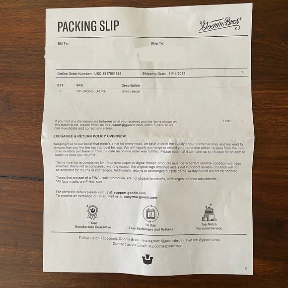 Goorin Bros. Limited Edition Trucker Hat - TROOPER - "Shellcreeper" - Picture 7 of 8